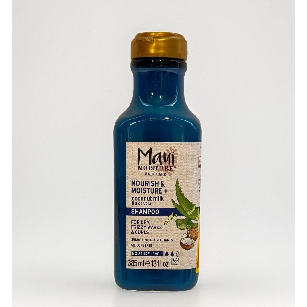 Maui Moisture Hair Care Coconut Milk Shampoo Dry Hair 13 Fl Oz Detangle Gentle